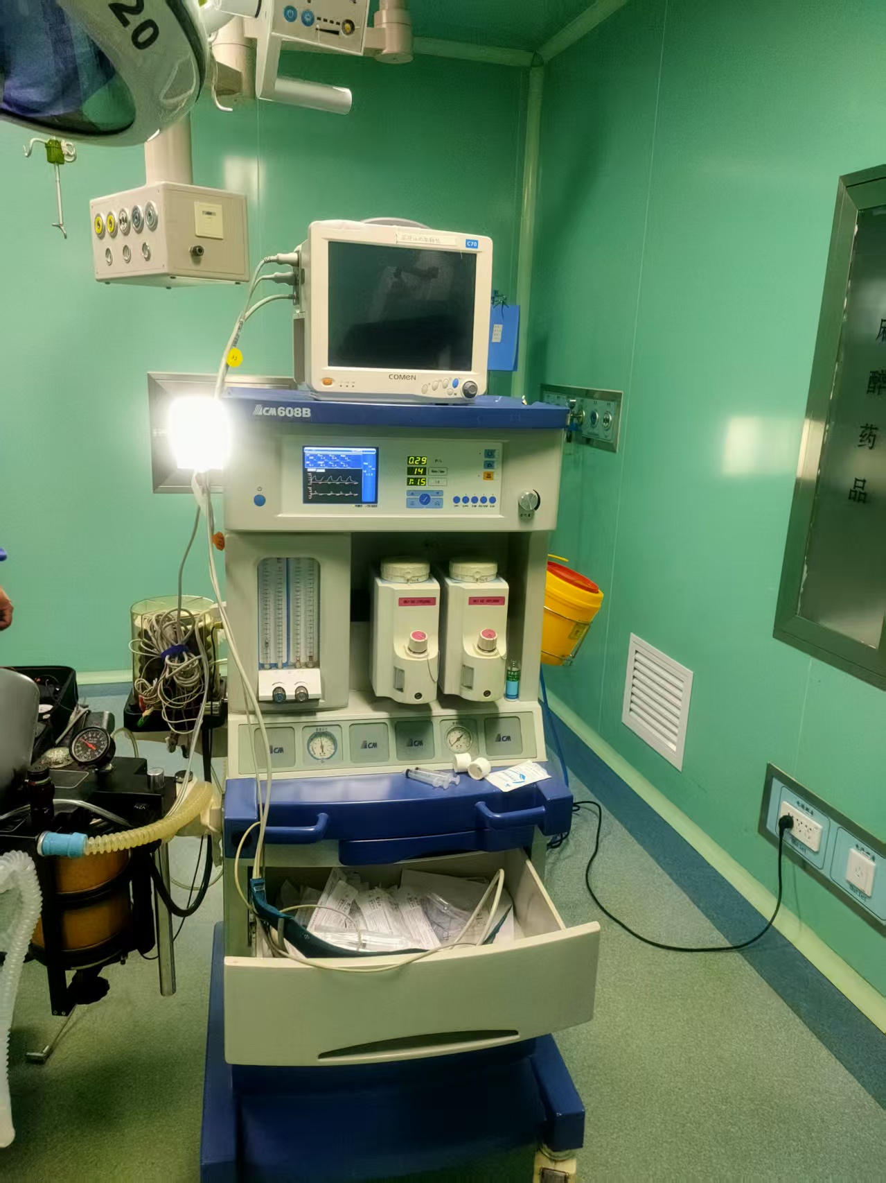 北京航天长峰ACM608B麻醉机维修案例